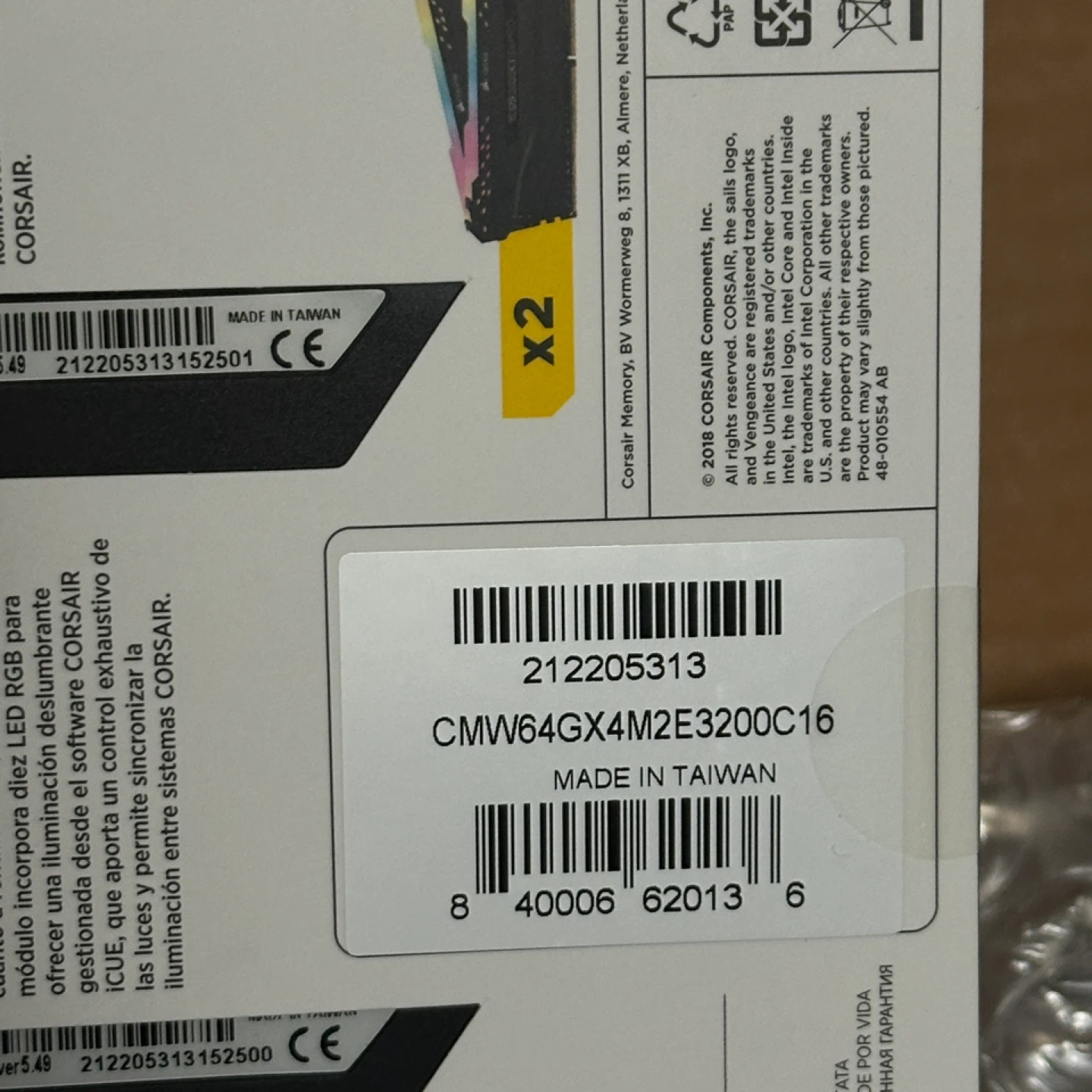 Corsair Vengeance RGB PRO 64GB DDR4 RAM - photo 4