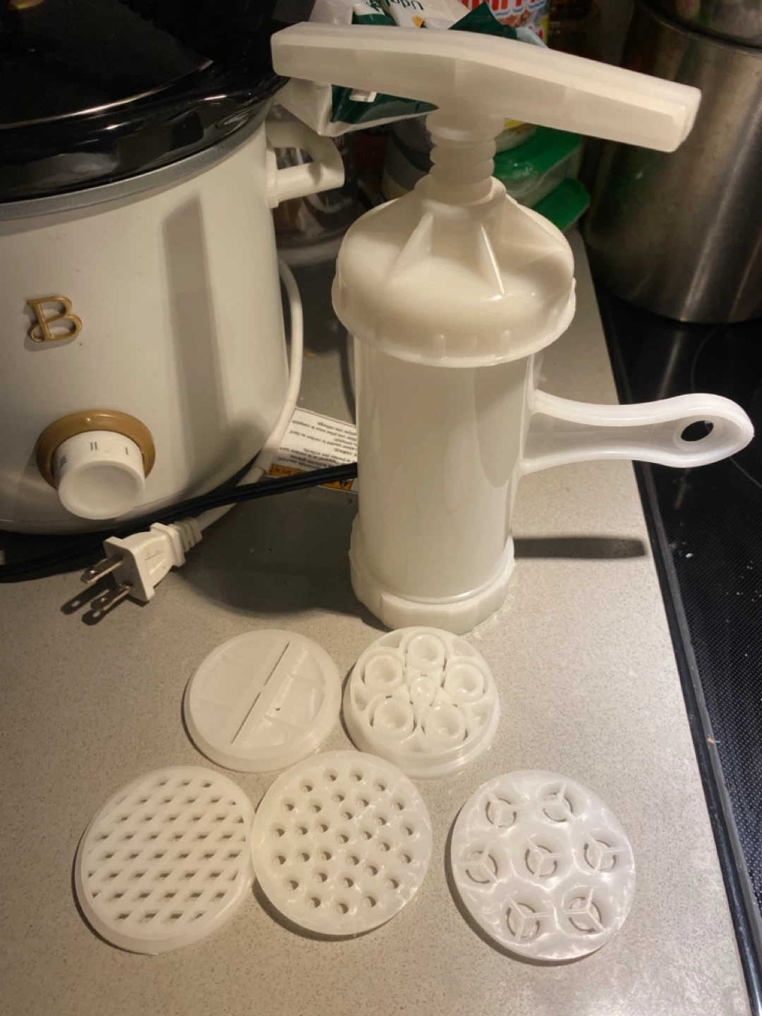 6pcs Manual Pasta Noodle Maker