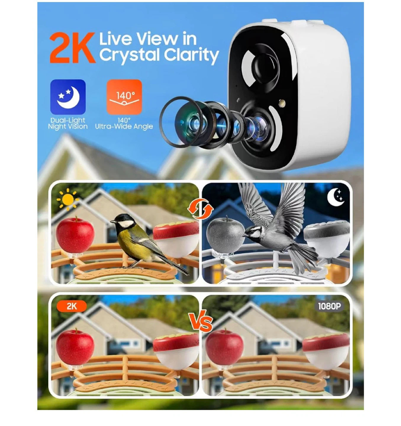VicoHome Bird Feeder with Camera - photo 4
