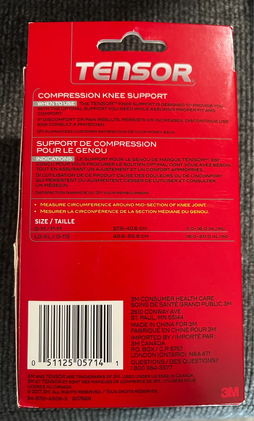 Tensor Knee Support Sleeve L/XL ⚽️ - photo 2