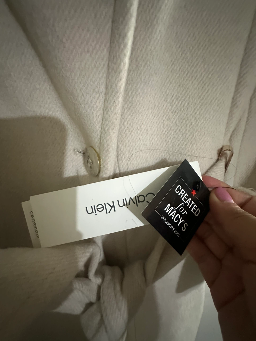 Calvin Klein cream Coat - photo 2