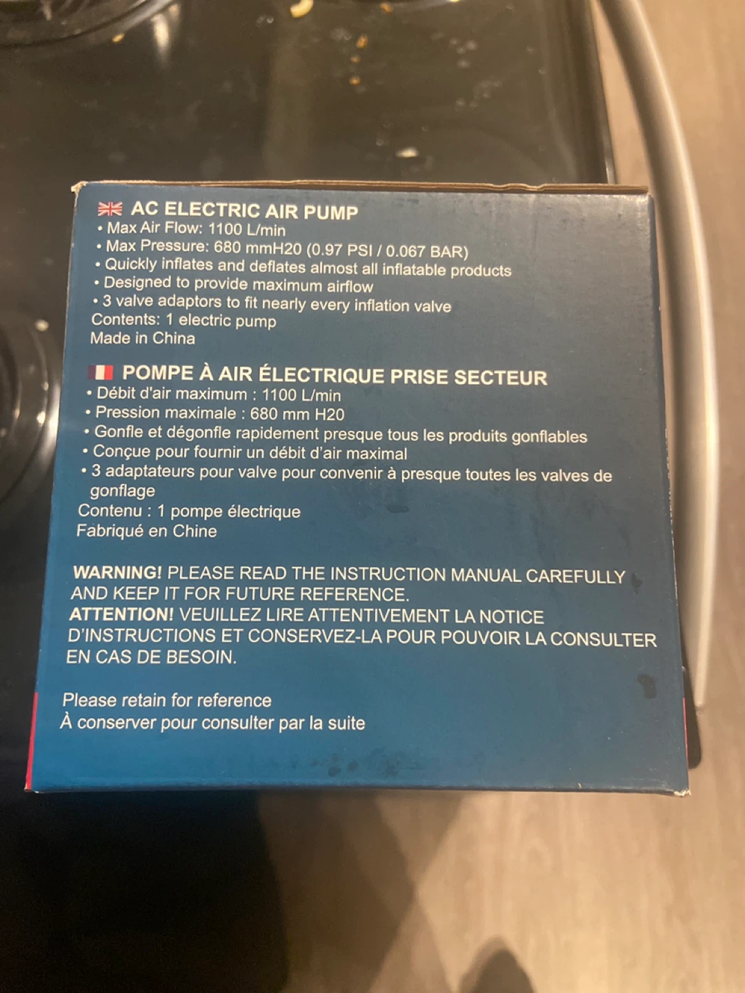 Bestway Powergrip AC Electric Air Pump - photo 3
