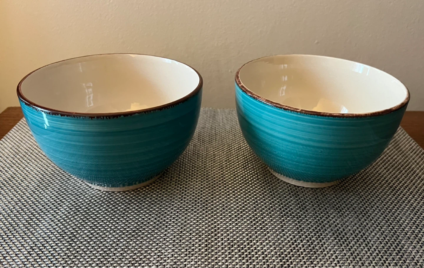 ⚽️ Set of 2 Royal Norfolk Turquoise Bowls