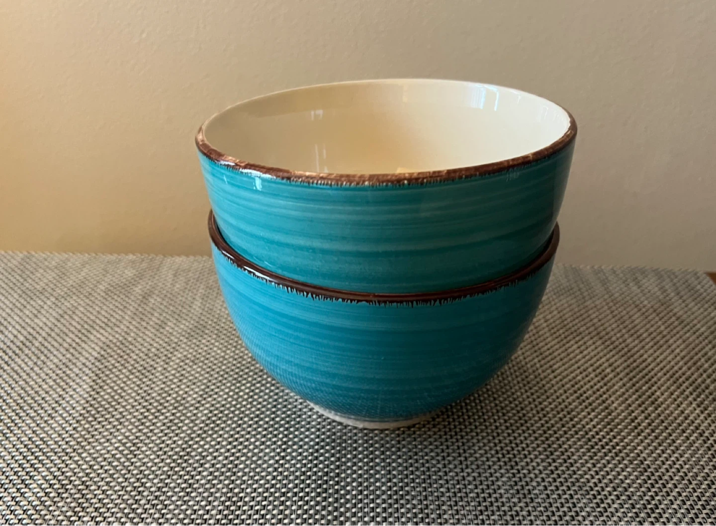 ⚽️ Set of 2 Royal Norfolk Turquoise Bowls - photo 5