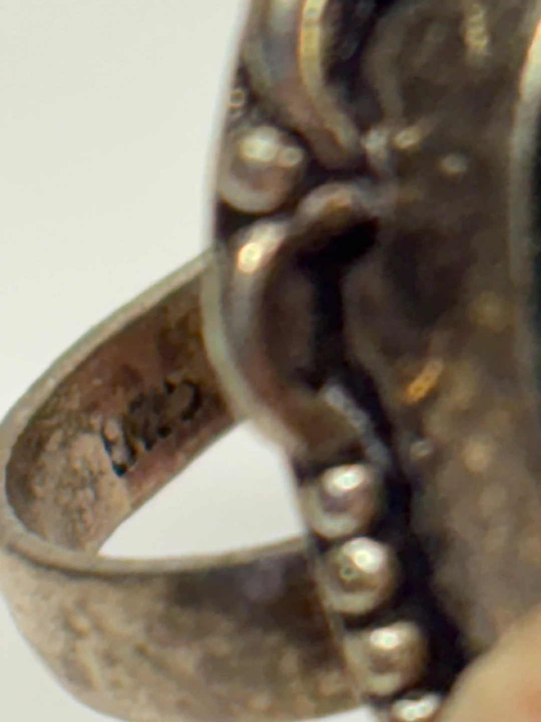Sterling silver hand made ring size 7 - photo 4