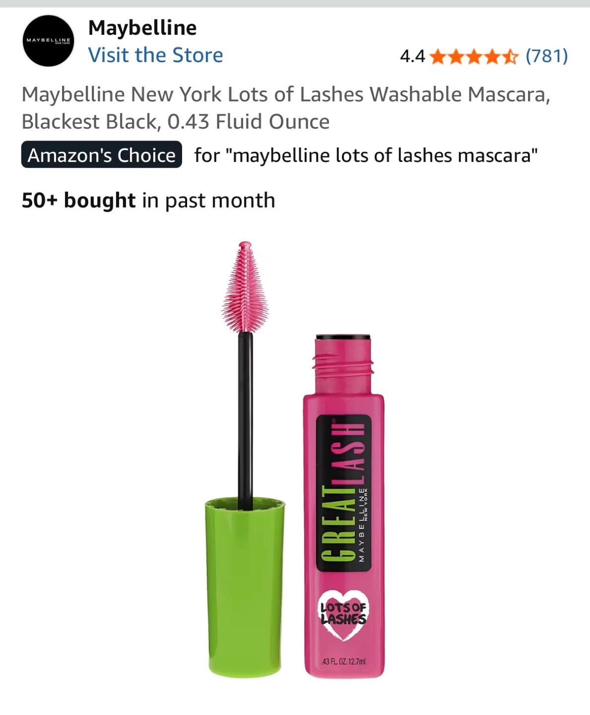 Maybelline Mascara, Blackest Black ⚽️ - photo 3