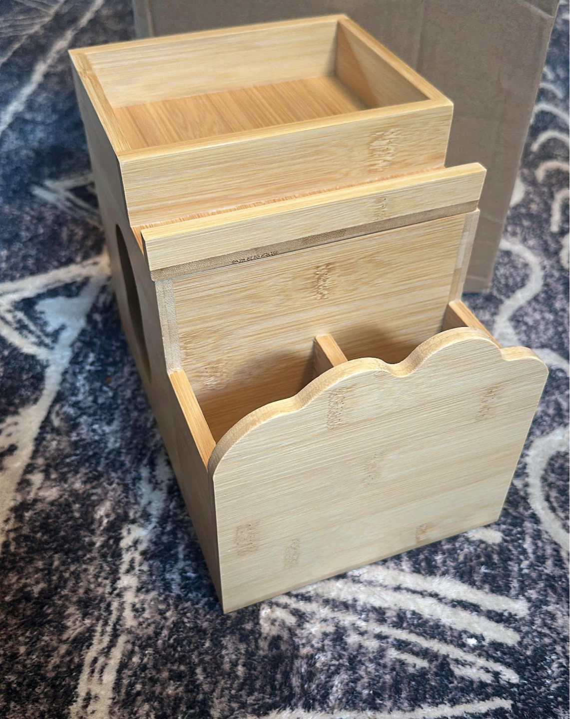 Bamboo Desk Organizer - photo 2