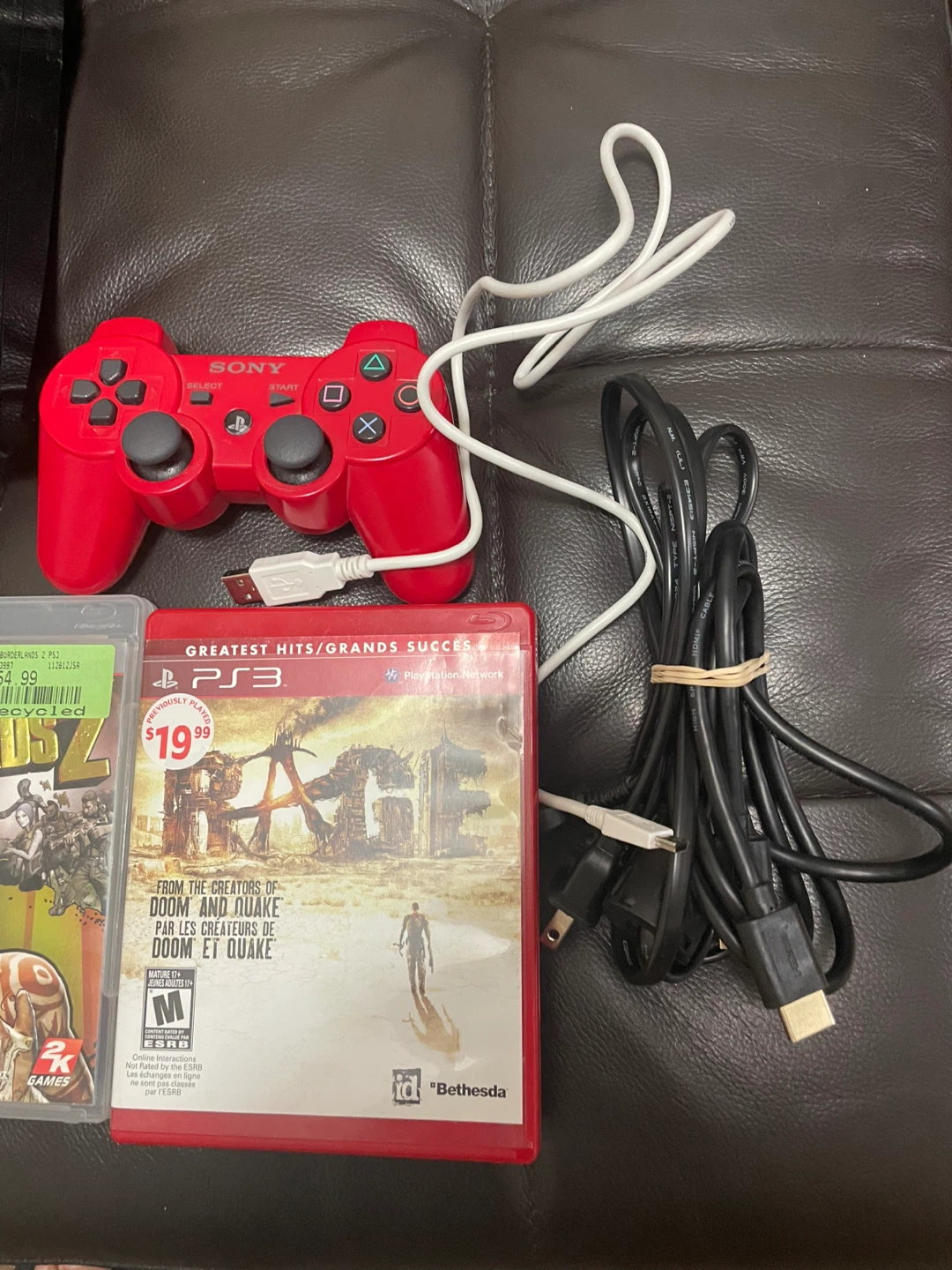 Modded PS3 Slim 120GB with Wireless Controller and 13 games - photo 4