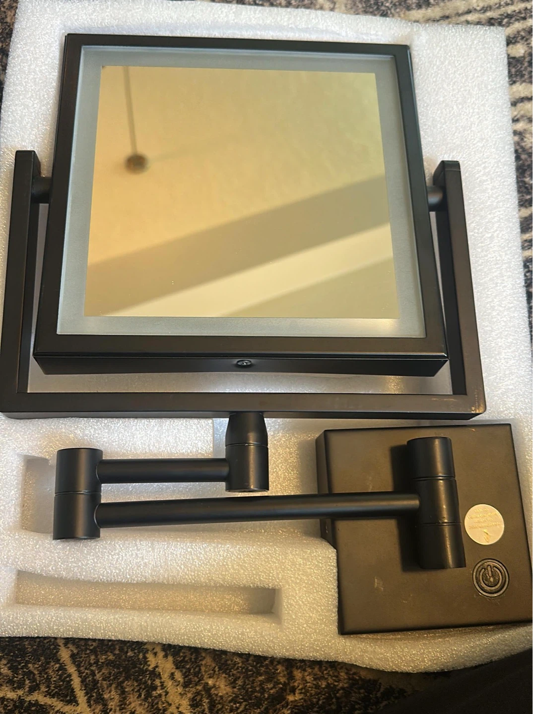 Wall Mount Lighted Makeup Mirror - photo 4