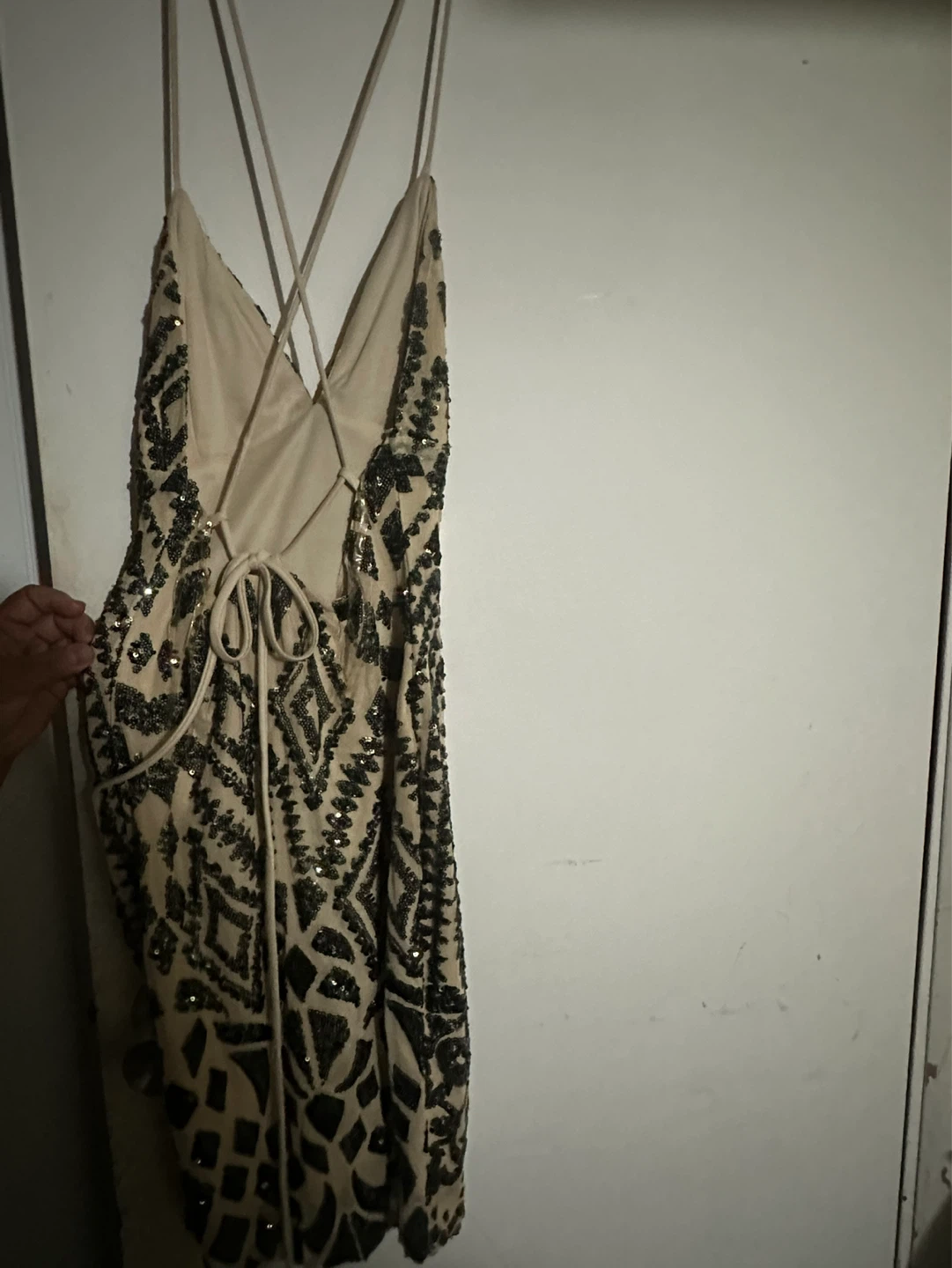 Sequin Embellished Mini Dress - photo 4
