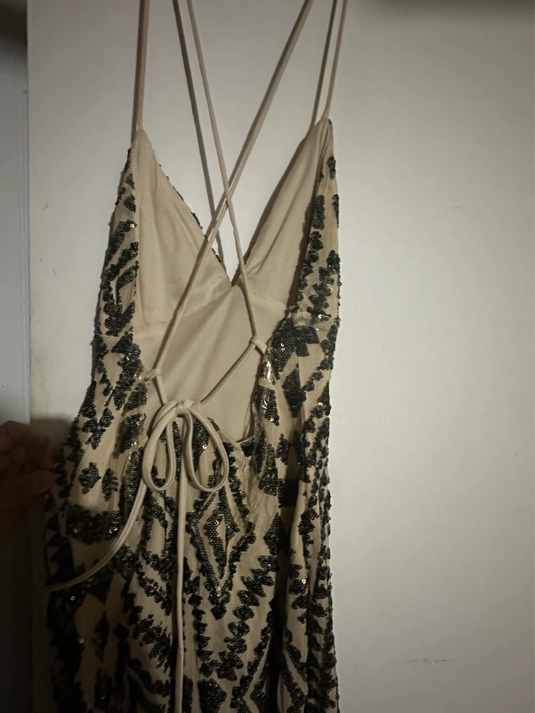 Sequin Embellished Mini Dress - photo 2