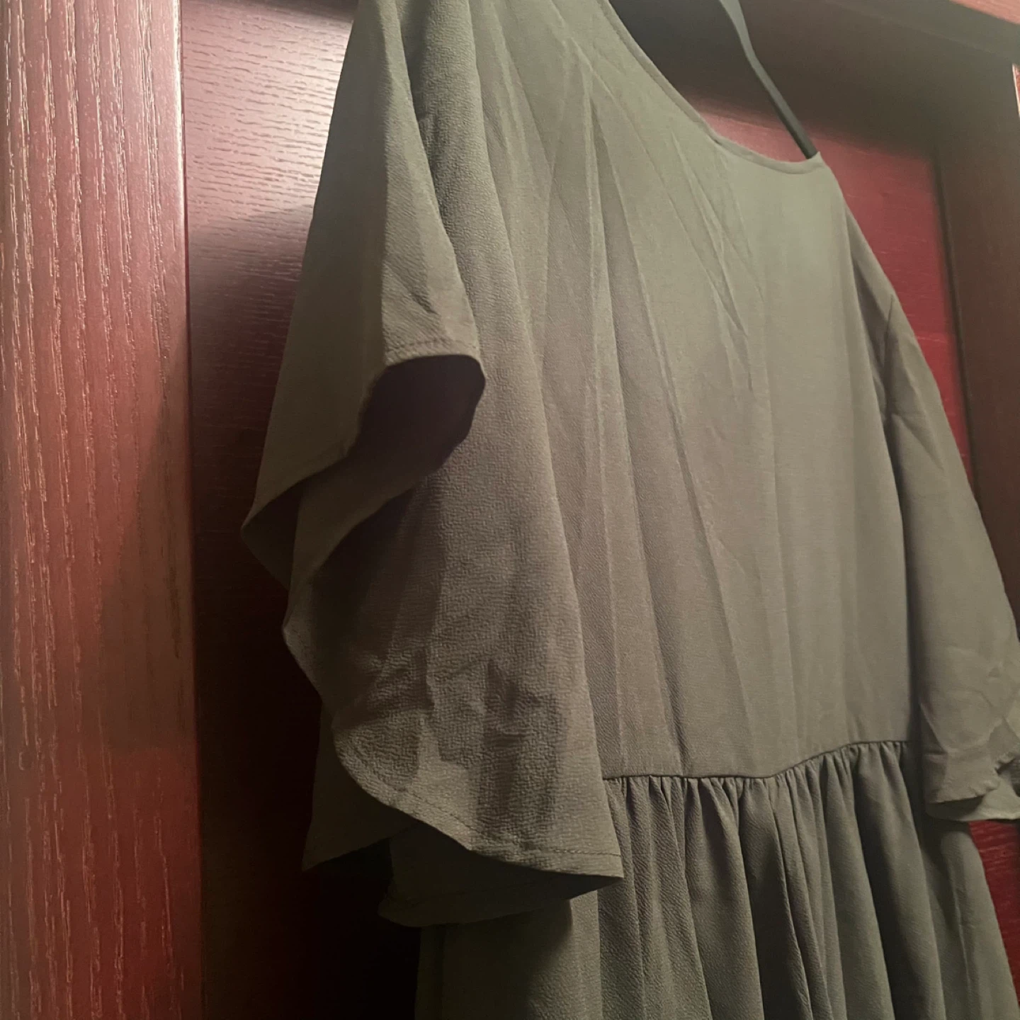 Tencede Women's Olive Green Dress - XL - photo 3