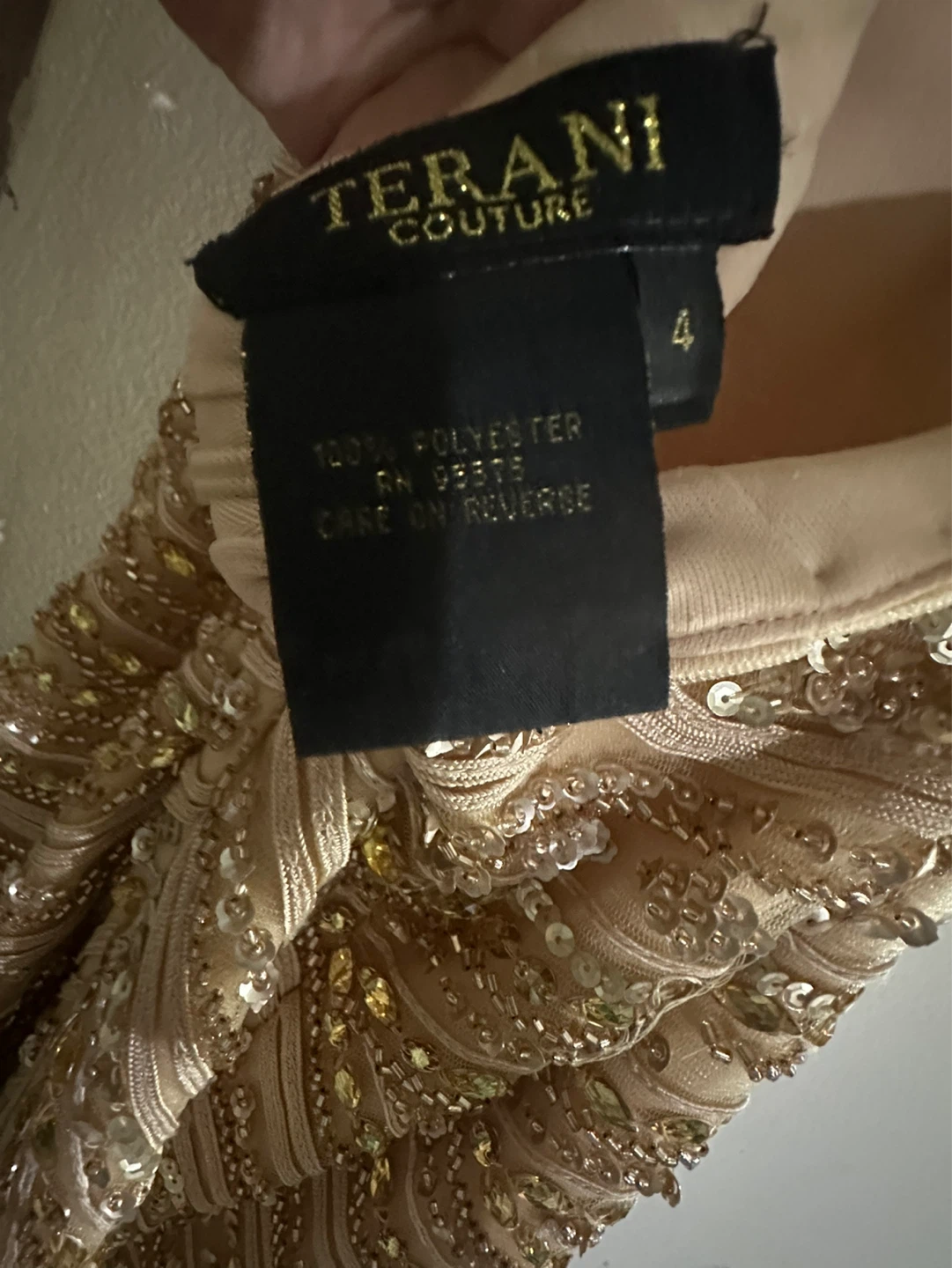 Gold Beaded dress - photo 5