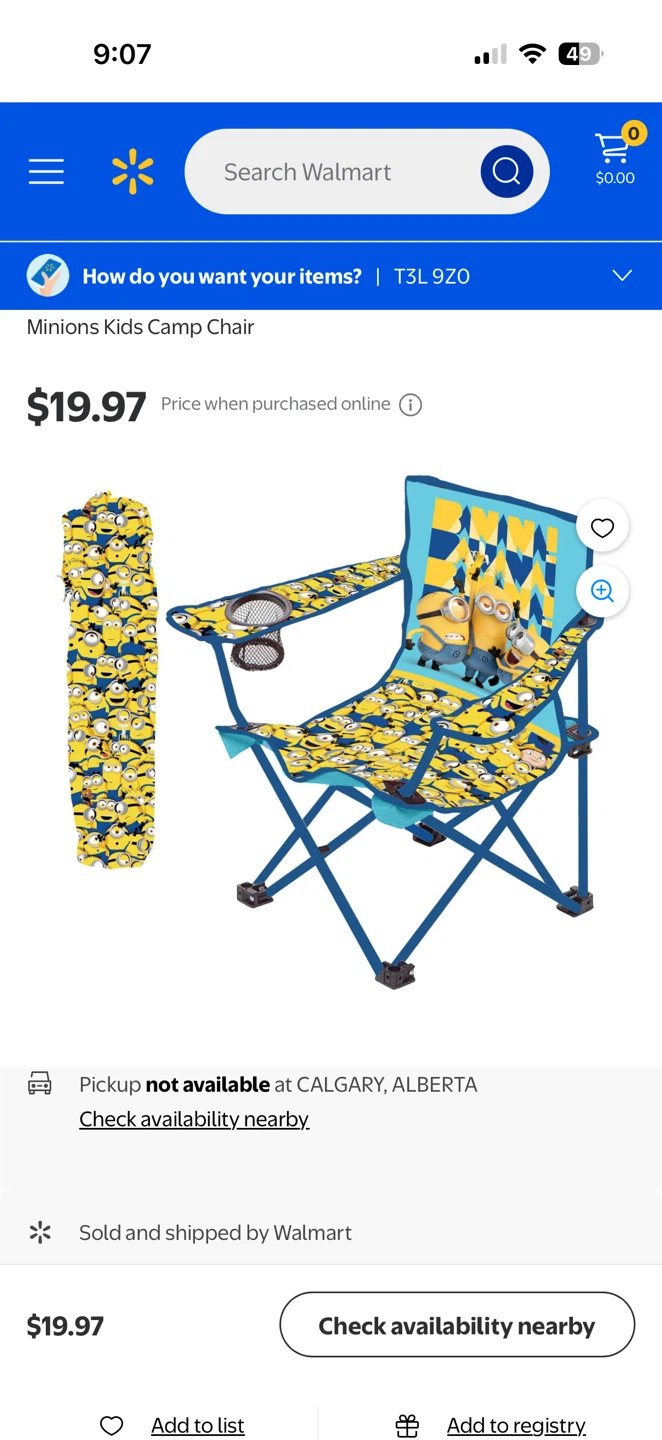 New Minions Kids Camp Chaira x2 for $20 - photo 3