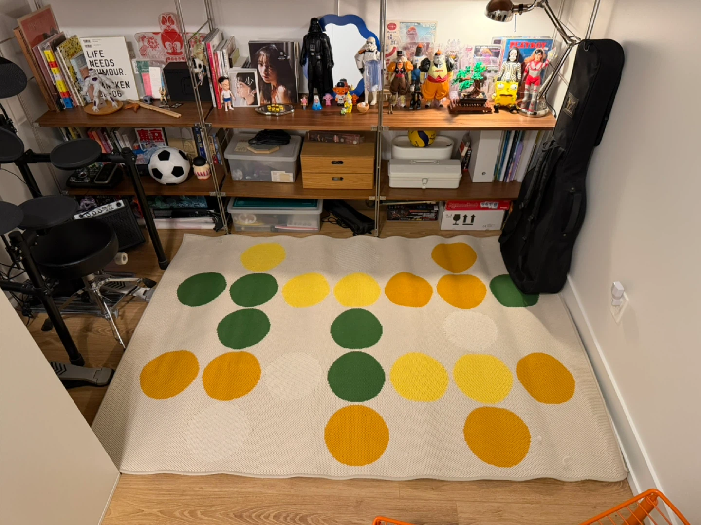 BRÖGGAN rug flatwoven