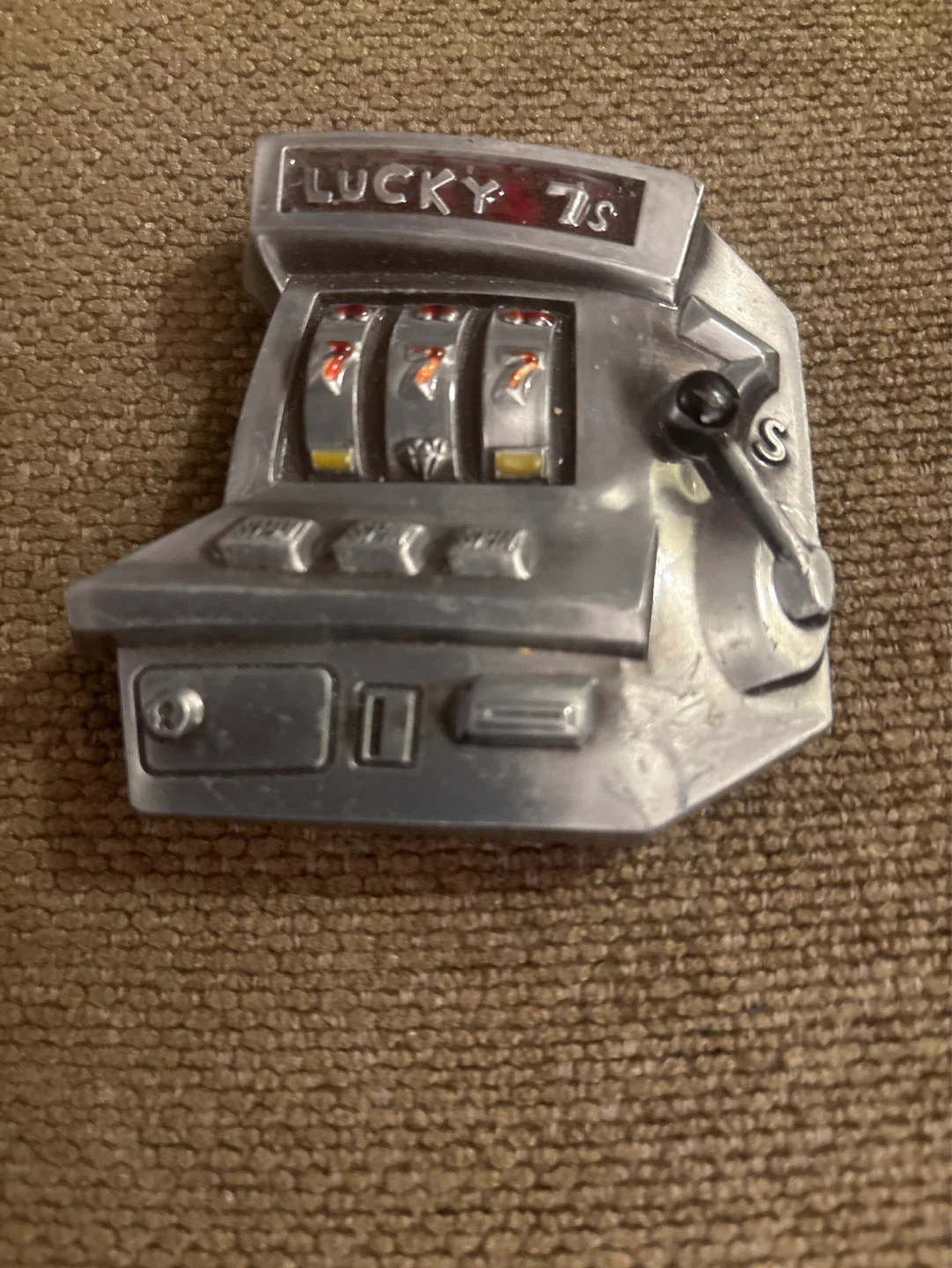 ⚽️Lucky 7s Slot Machine Belt Buckle
