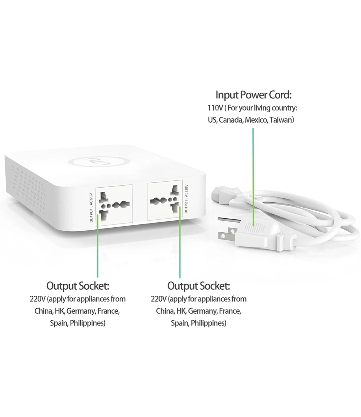 Uni-Power 300W Step Up Voltage Converter U30 - photo 2