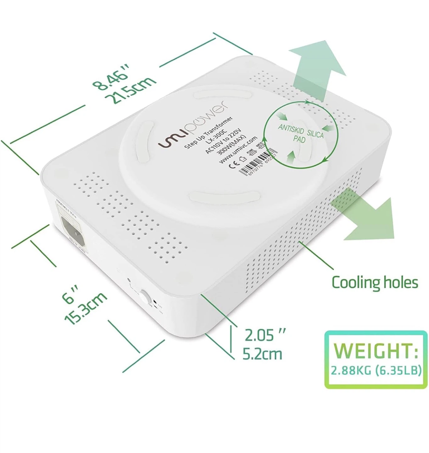 Uni-Power 300W Step Up Voltage Converter U30 - photo 4