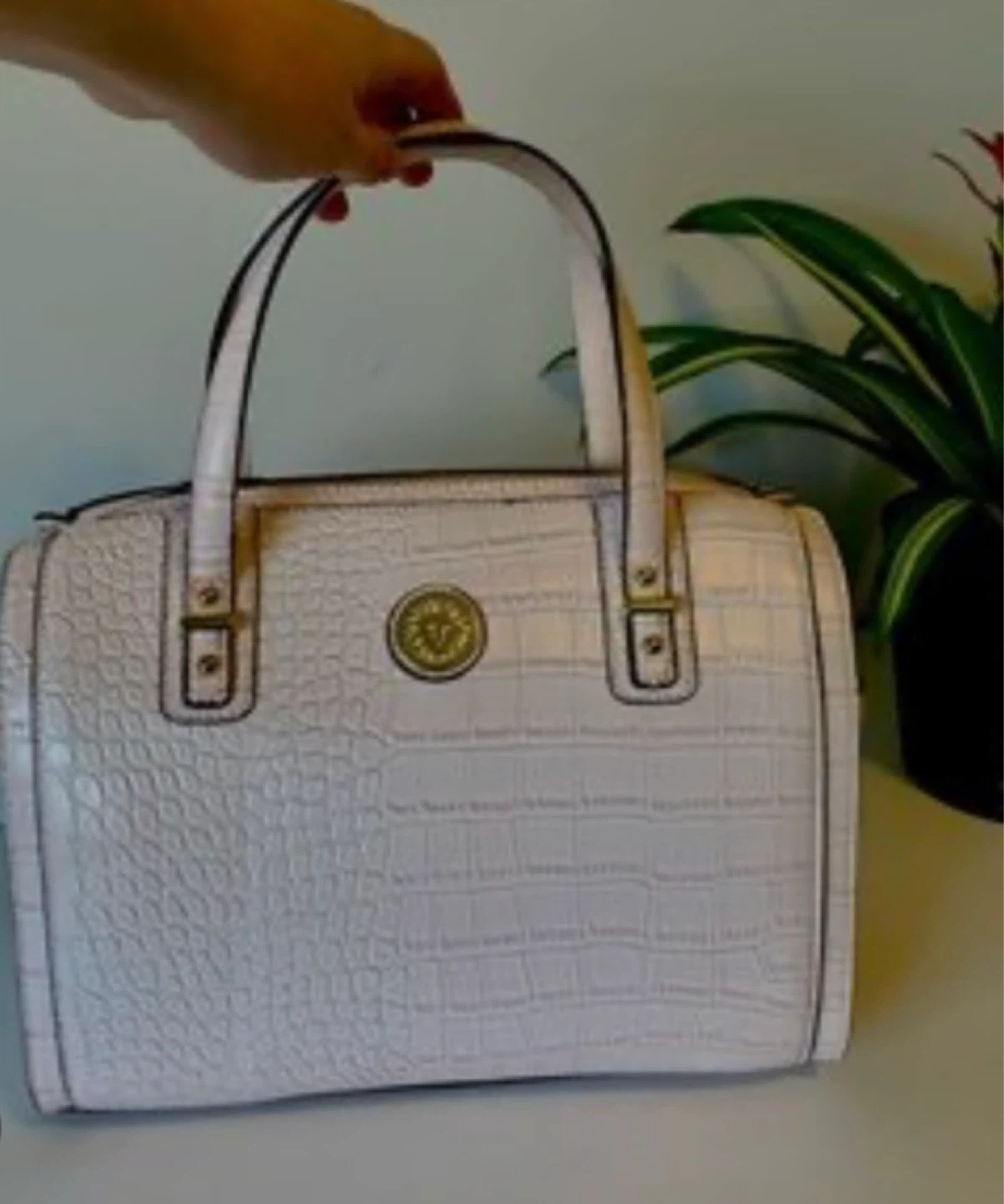 Anne Klein Pink Croc Handbag⚽️ - photo 4