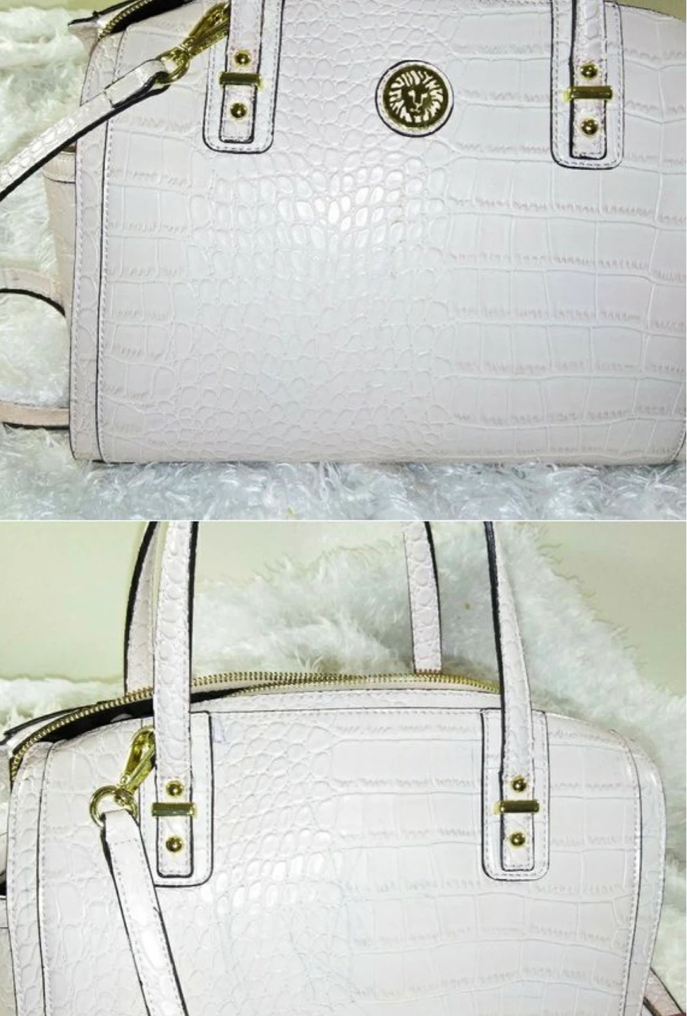 Anne Klein Pink Croc Handbag⚽️ - photo 2