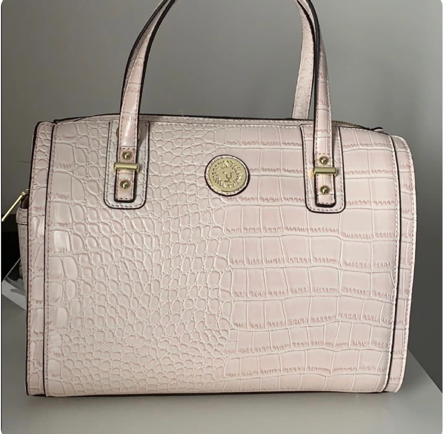 Anne Klein Pink Croc Handbag⚽️ - photo 5