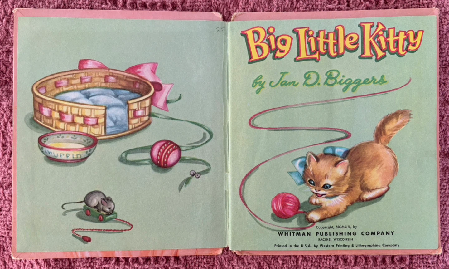 ⚽️Big Little Kitty Tell-a-Tale Book by Whitman - photo 4