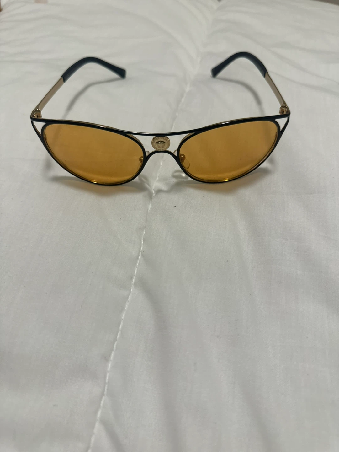 Versace Couture Sunglasses with Amber Lenses