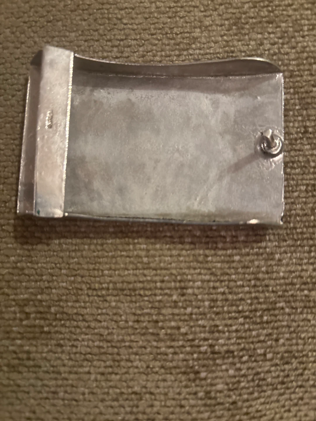 ⚽️Western silver Buckle with Turquoise and Deer Design - photo 2