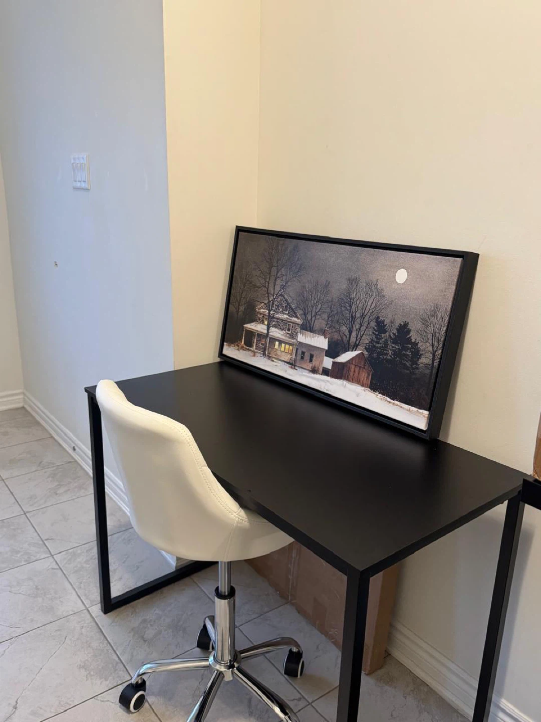 Framed Winter Farmhouse Canvas Print - photo 3