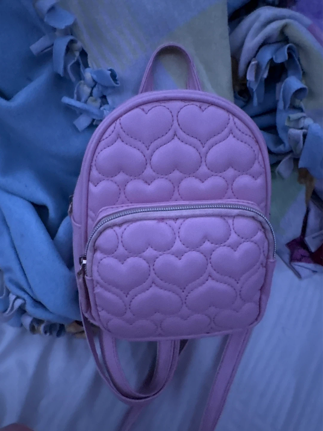 Pink heart bag