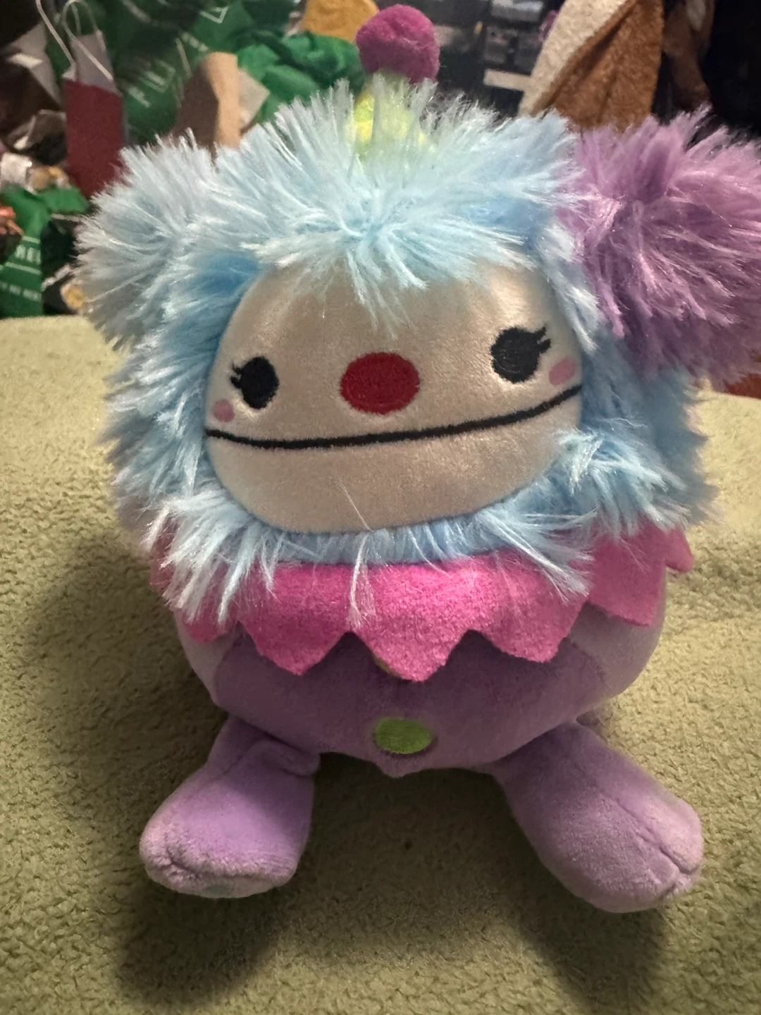 Squishmallows Yekaterina Yeti Clown Plush 5" Big Foot