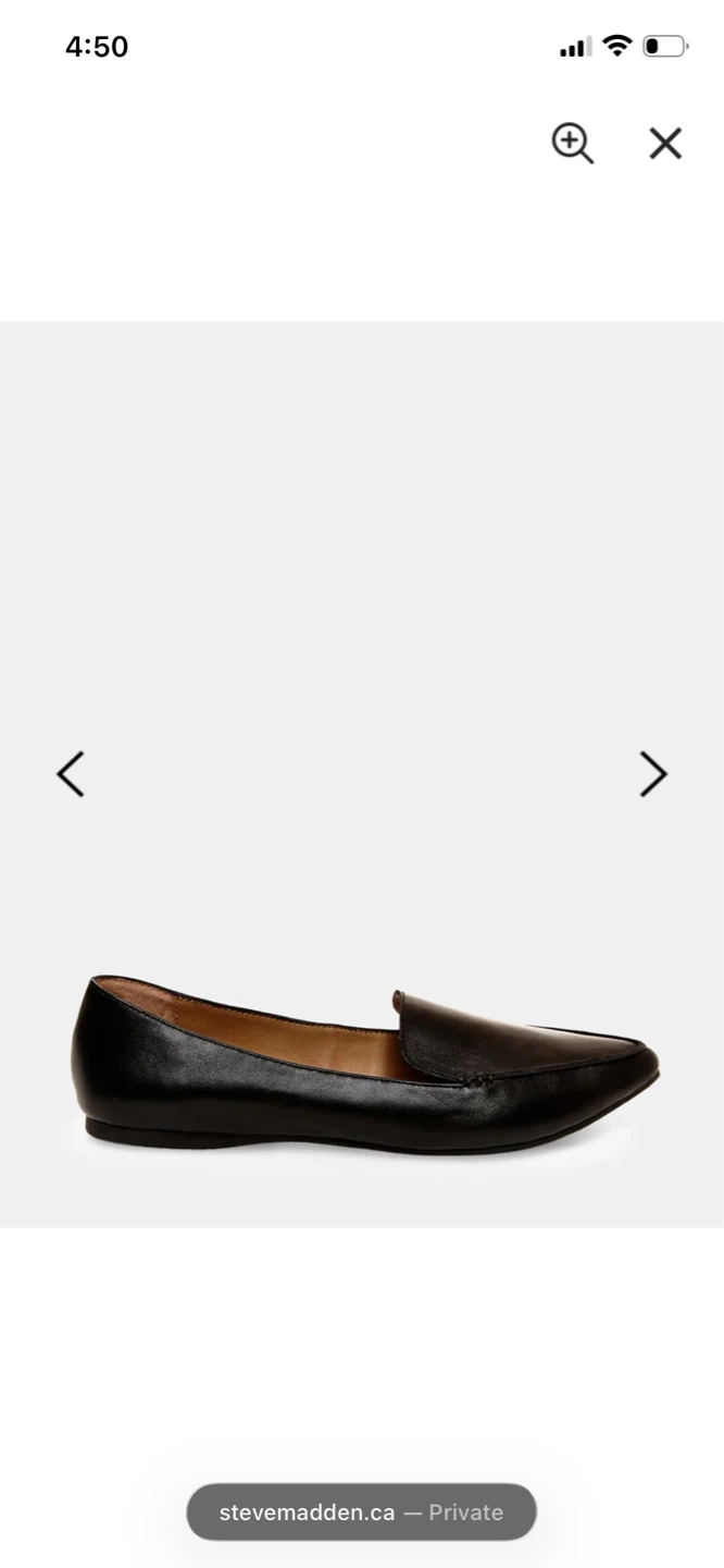 Steve Madden Feather Black Leather Loafers - photo 3