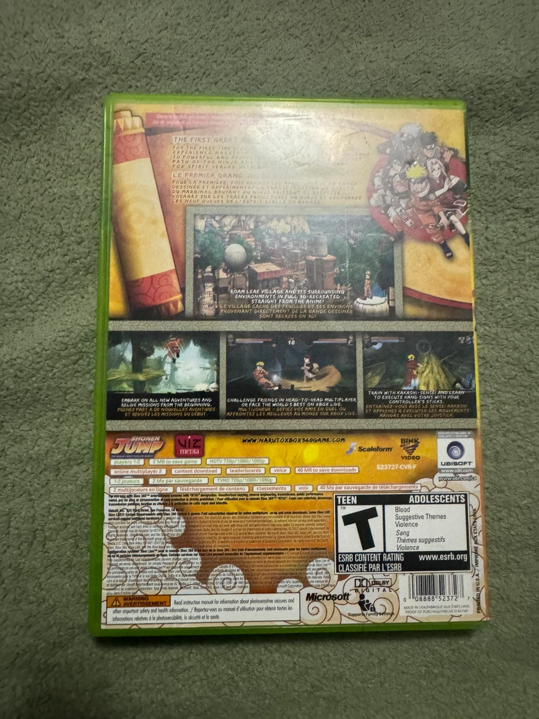 Naruto: Rise of a Ninja Xbox 360 Game - photo 2