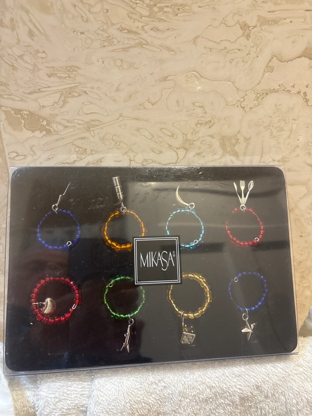 ⚽️Mikasa Wine Charms Set