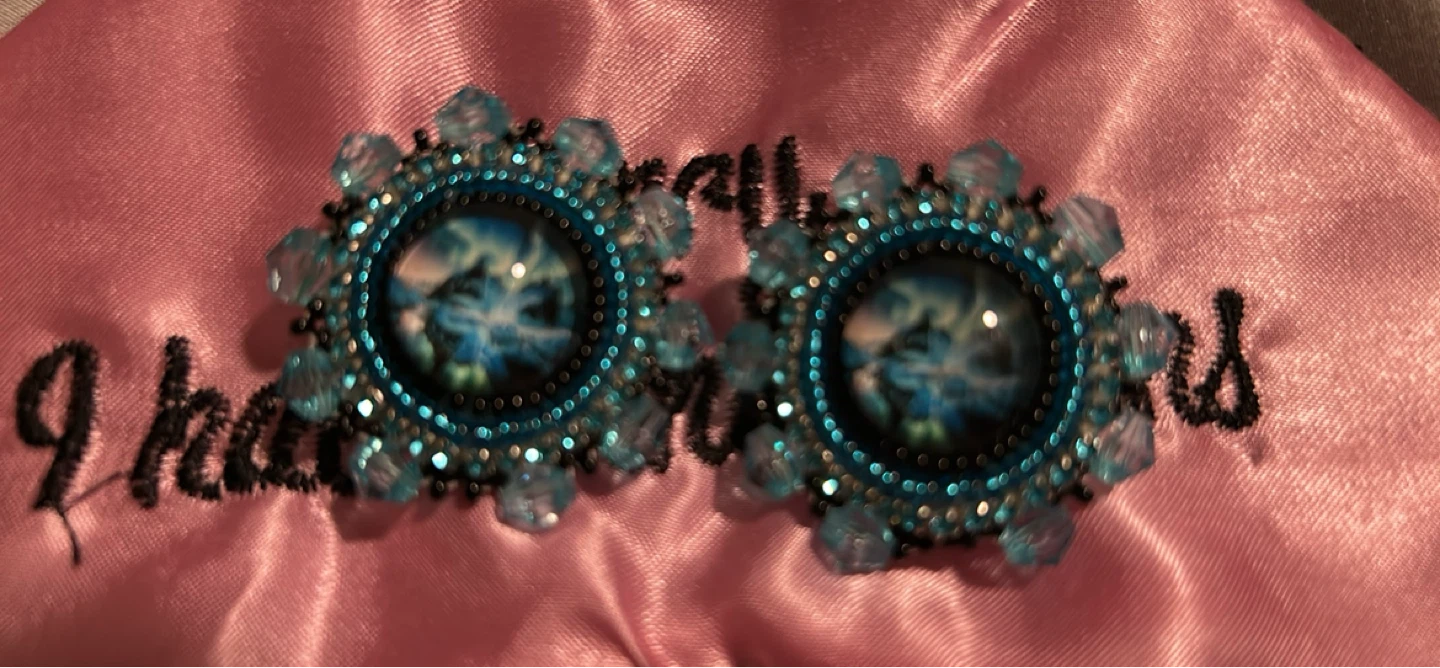 Handmade Beaded Earrings - photo 4