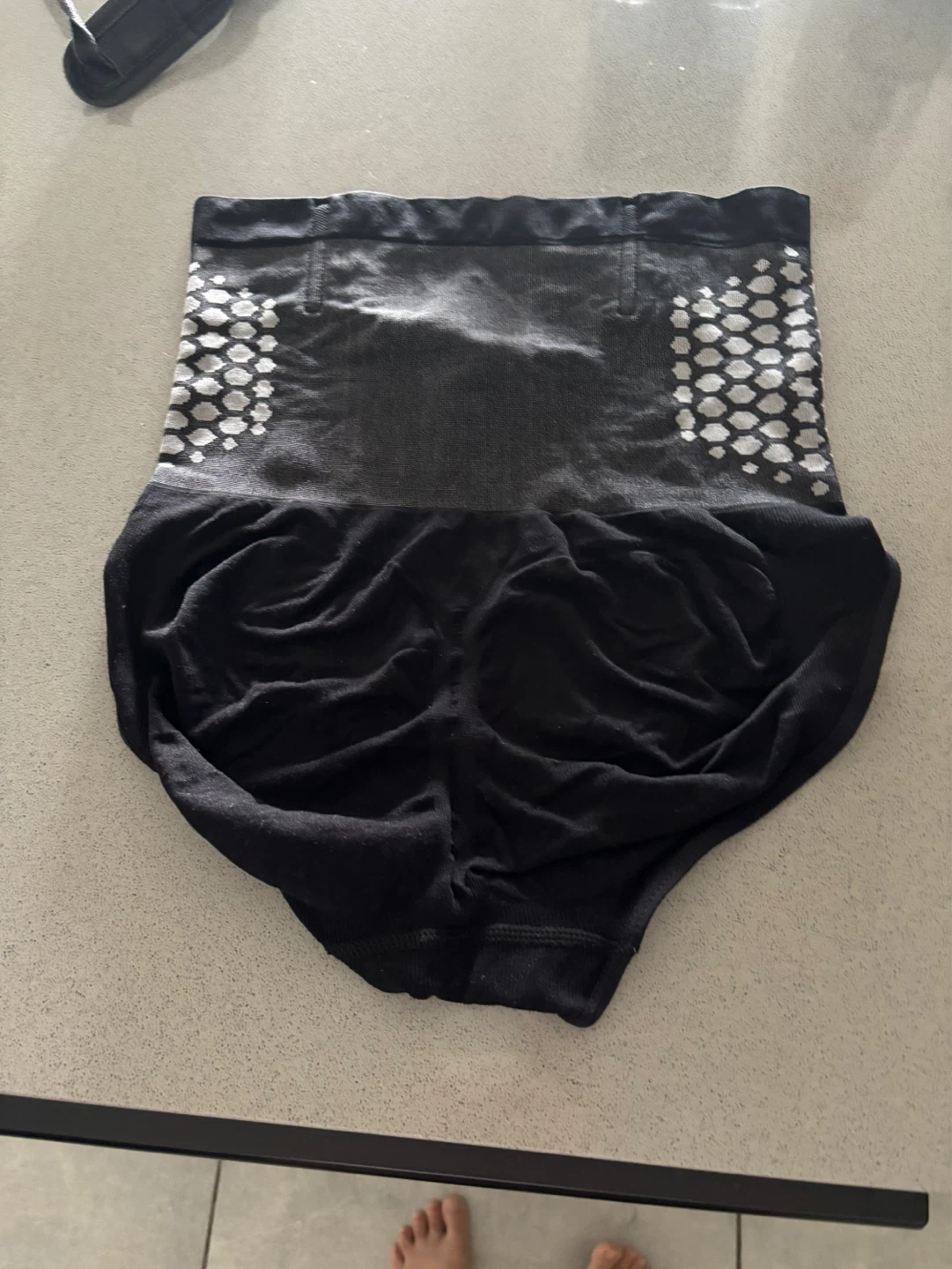 2XL Black High-Waisted Shapewear Panty - photo 2