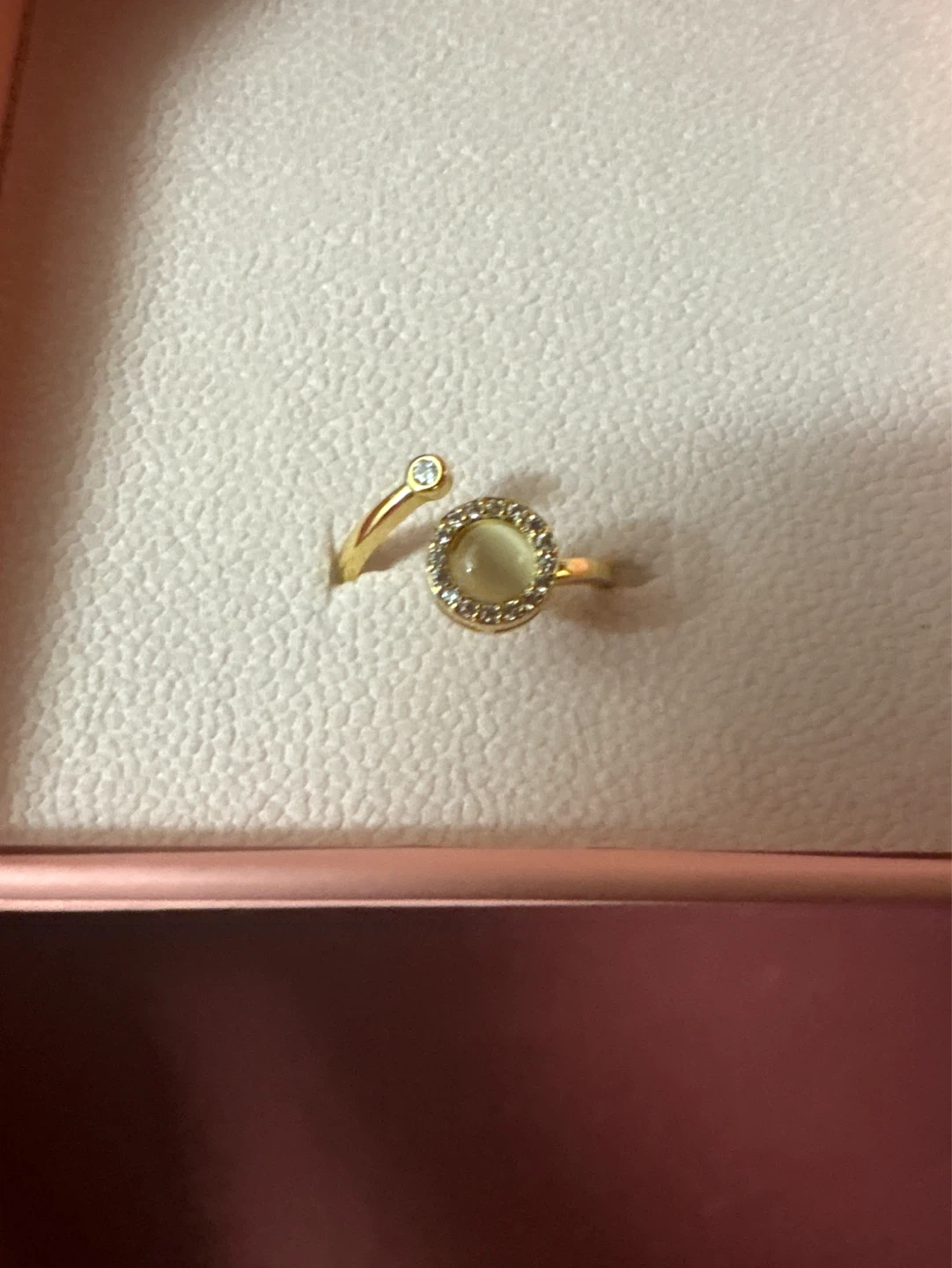 ⚽️925 Sterling Silver Adjustable Ring  Opal Center Stone