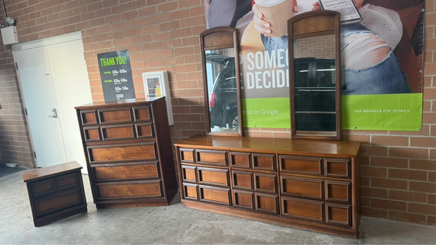 MCM Set of 3 pieces, 2 Dressers and Nightstand