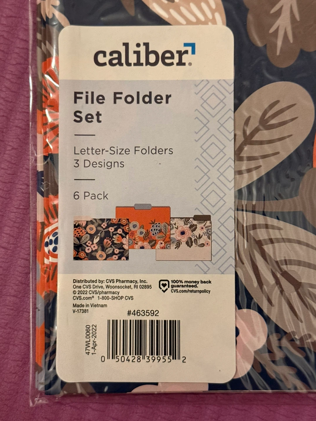 NEW⚽️Caliber File Folder Set - Letter Size, 6 Pack, 3 Designs - photo 2