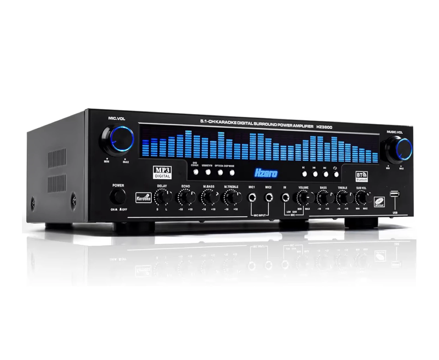 HZ3800 5.1 Channel Karaoke Digital Surround Power Amplifier