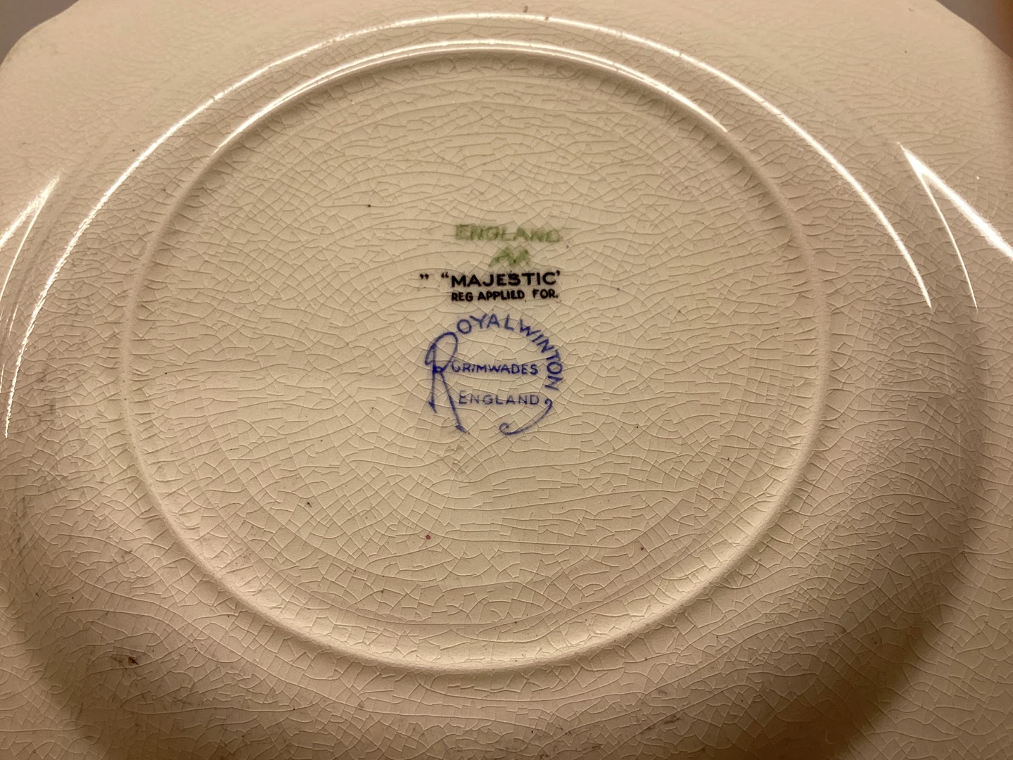 Royal Winton Grimwades ‘Majestic’ Plate - photo 4