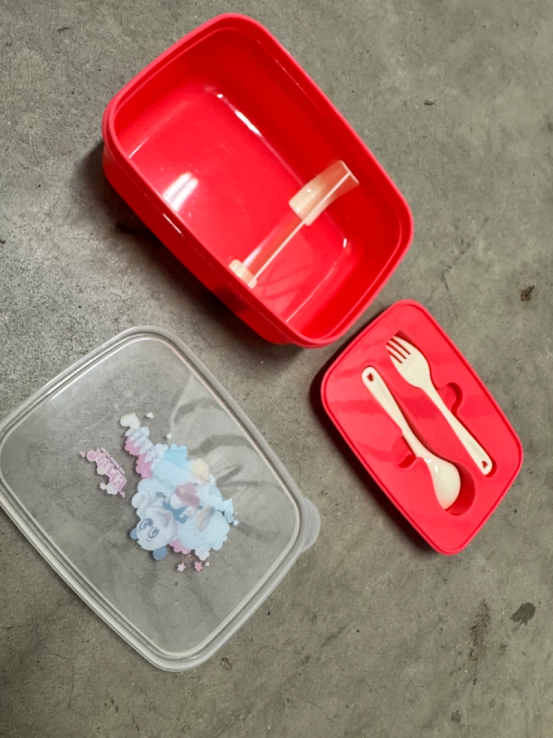 Mickey Mouse Lunch Box with Utensils