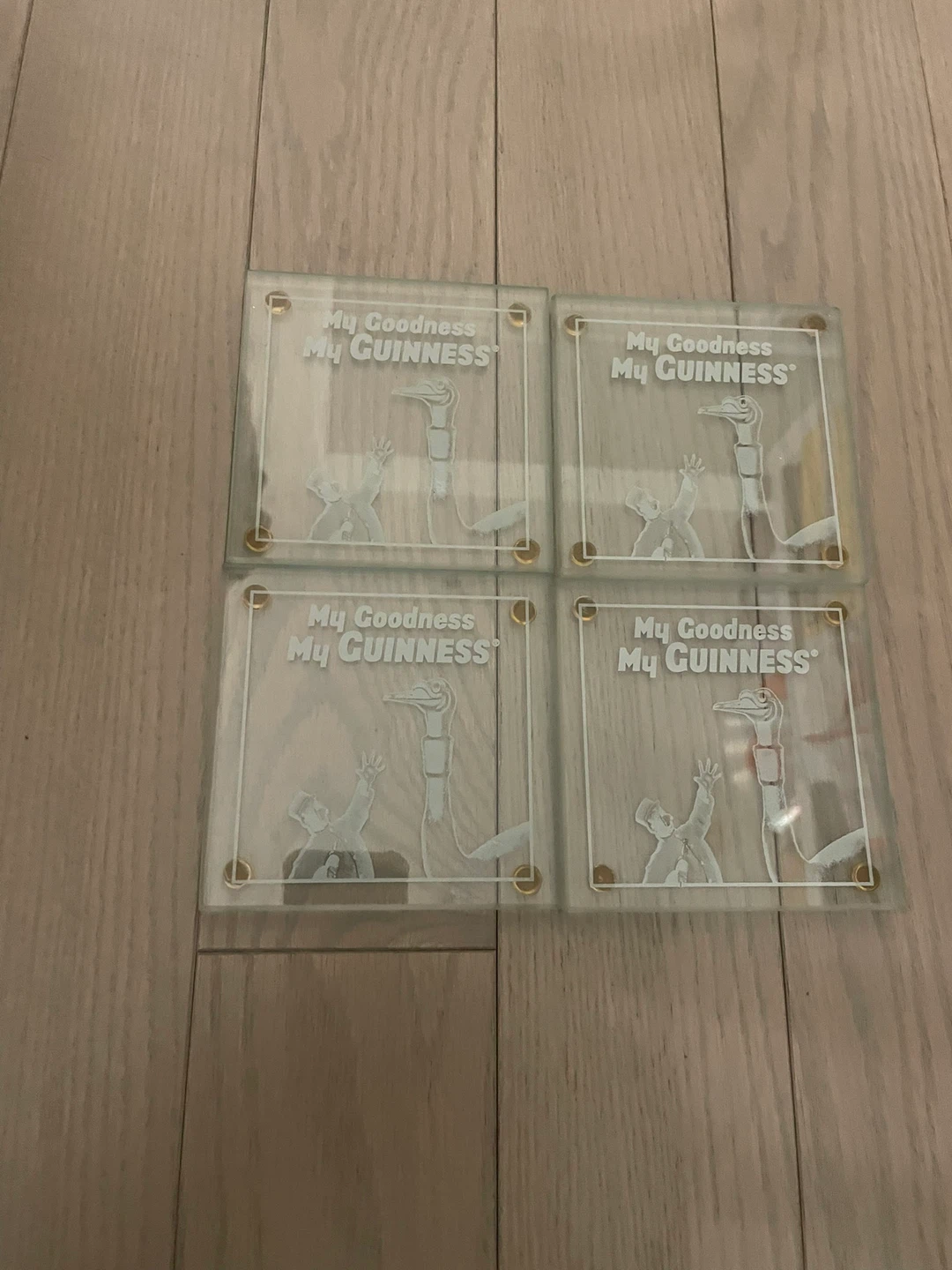 ⚽️ Guinness "My Goodness My Guinness" Coasters - Set of 4