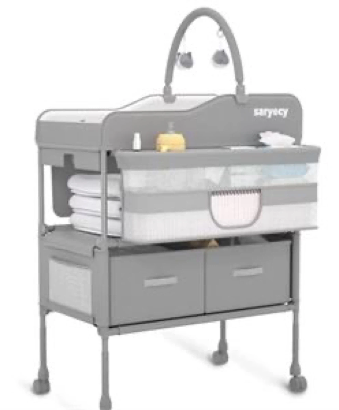 SARYECY Baby Changing Table with Storage