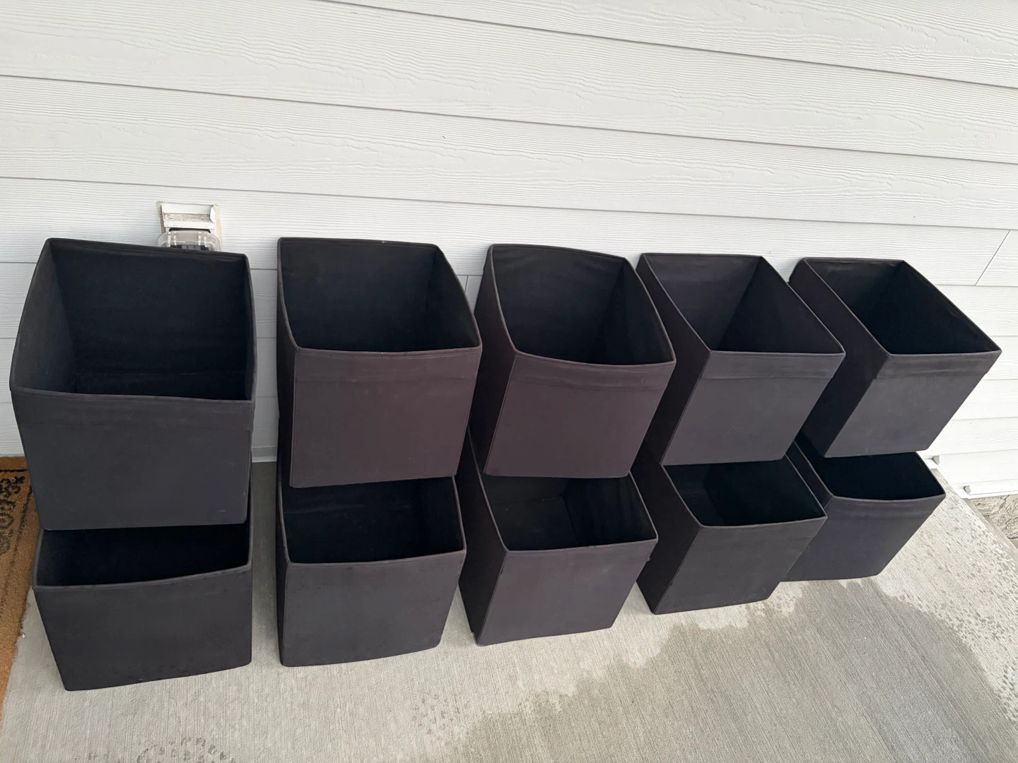 IKEA KALLAX cloth containers x 10 for $25
