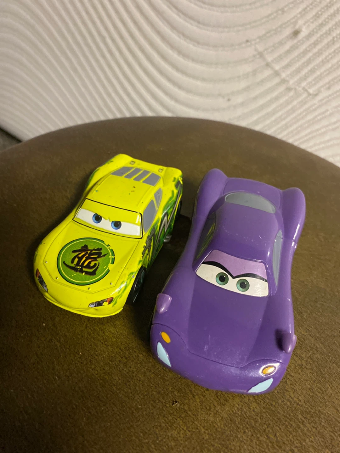 Disney Pixar Cars Yellow and Purple ⚽️ Toy Cars