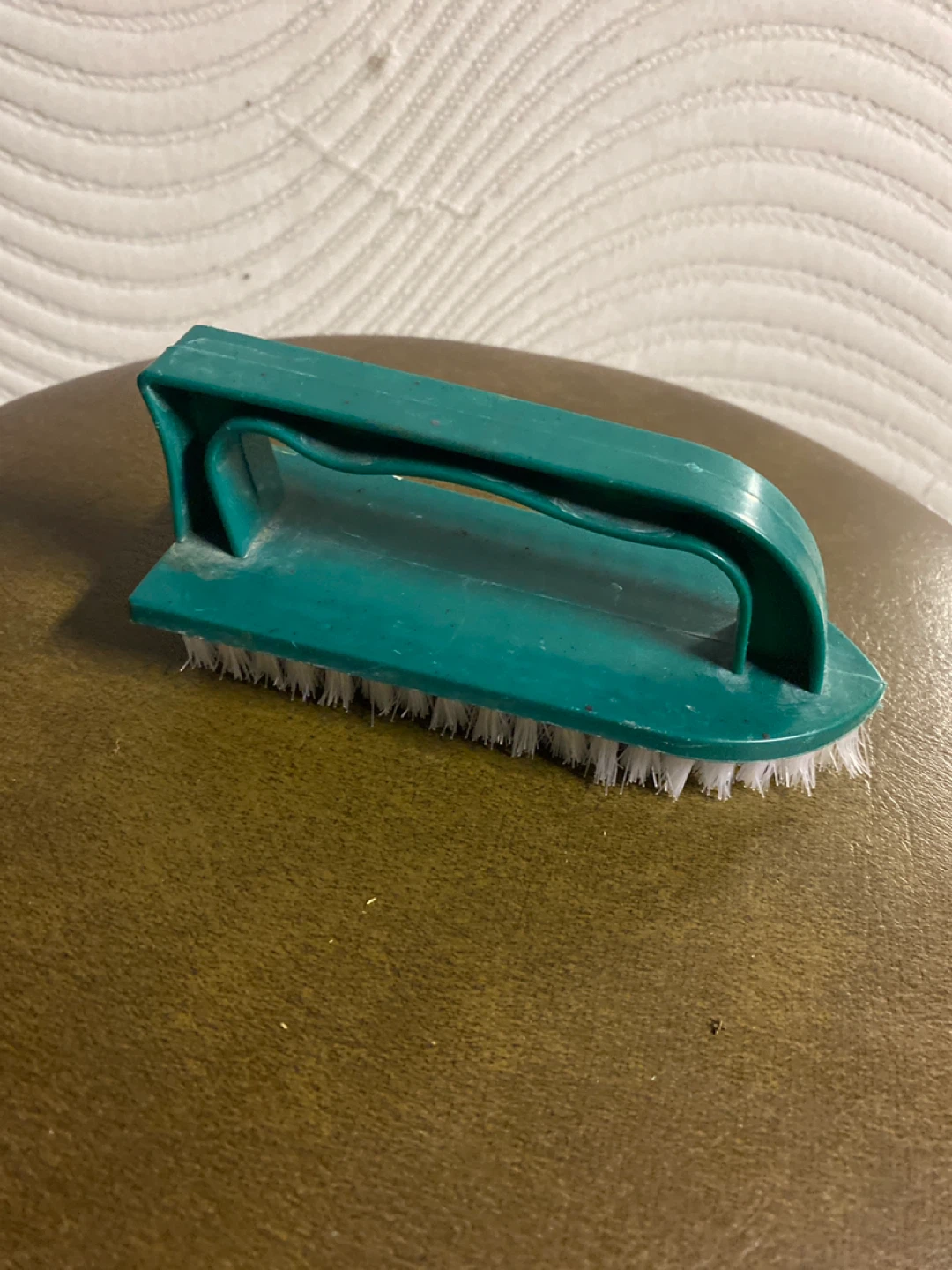 Green Scrub Brush with Handle ⚽️