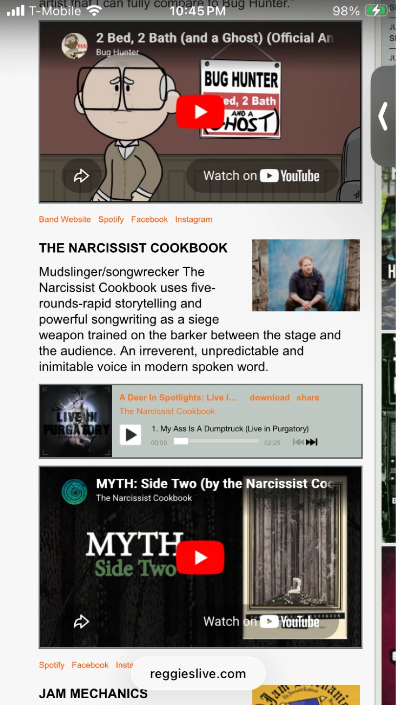 2 Tickets: Bug Hunter + The Narcissist Cookbook - photo 3