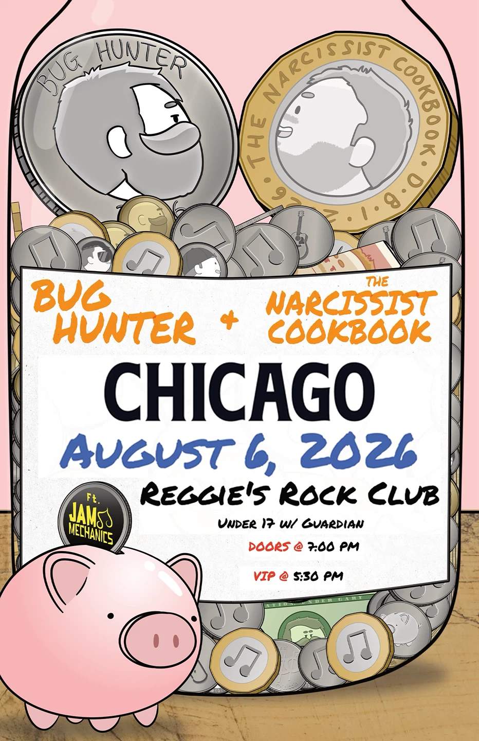 2 Tickets: Bug Hunter + The Narcissist Cookbook