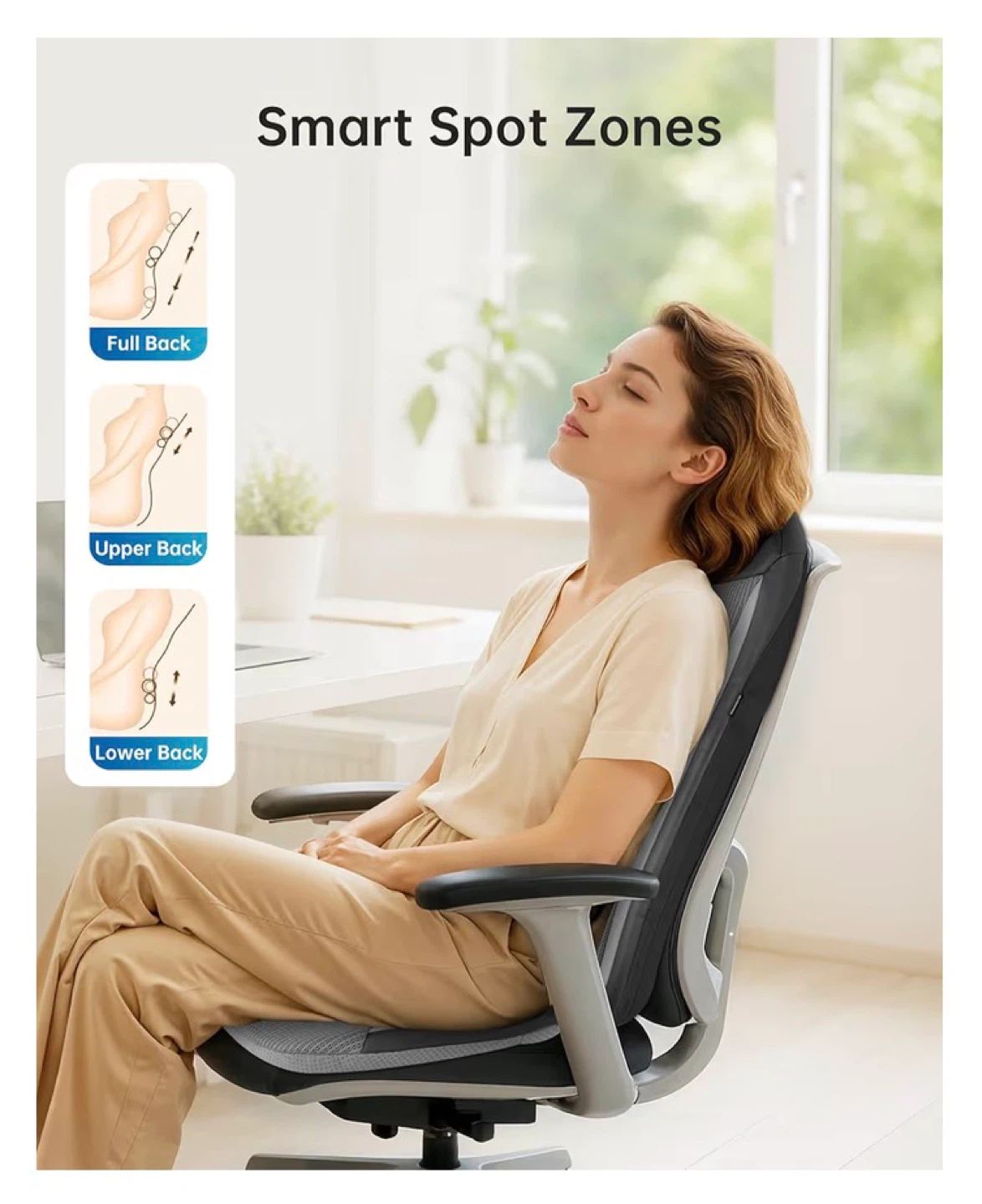 COMFIER Shiatsu Back Massager with Heat B22 - photo 5